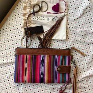 Nena and Co Javana perfect clutch with strap